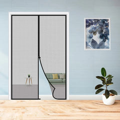 Magnetic door screen